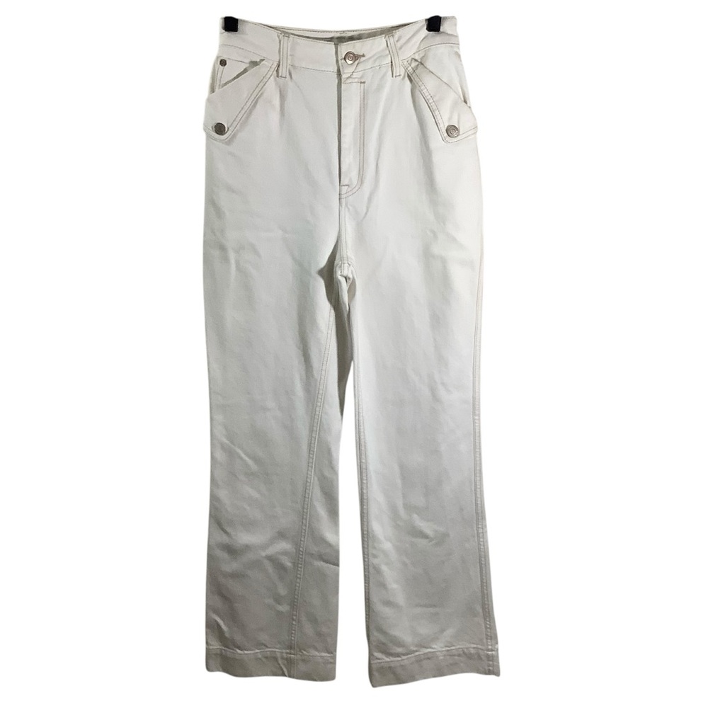 Zimmermann White Wide Leg Jeans